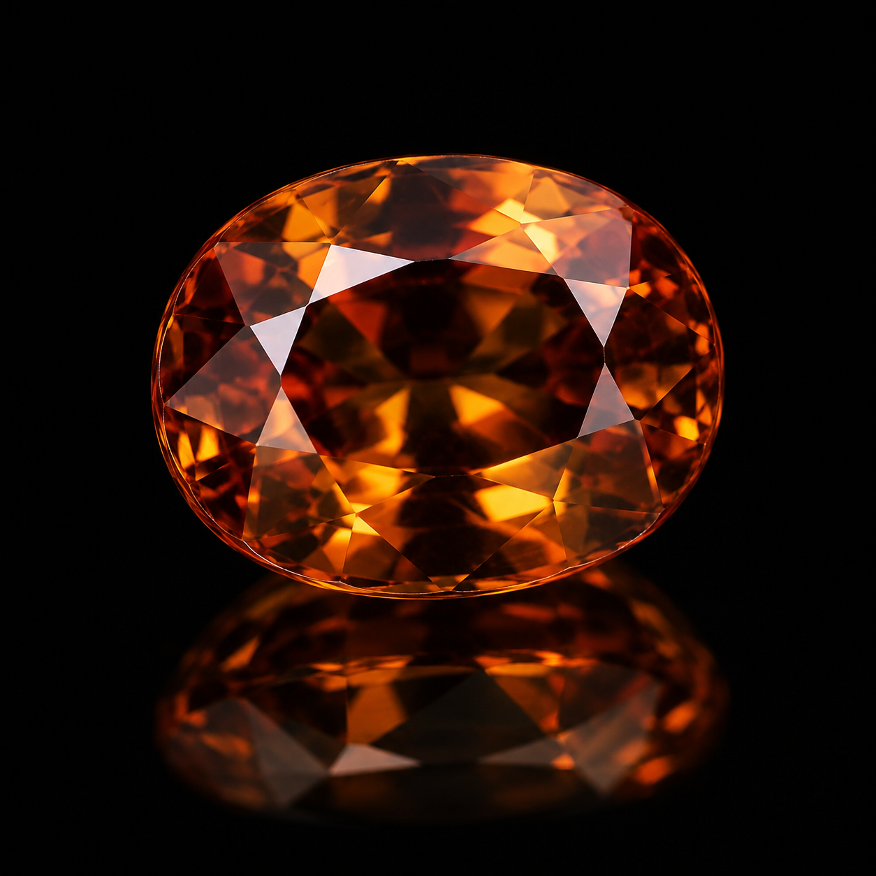 Gomed gemstone